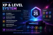 Das neue XP Level System ist jetzt offiziell auf Pixelgorillas verfügbar